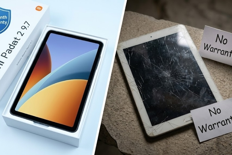 Lợi ích khi mua Redmi Pad 2 9.7 mới chính hãng so với rủi ro mua máy cũ