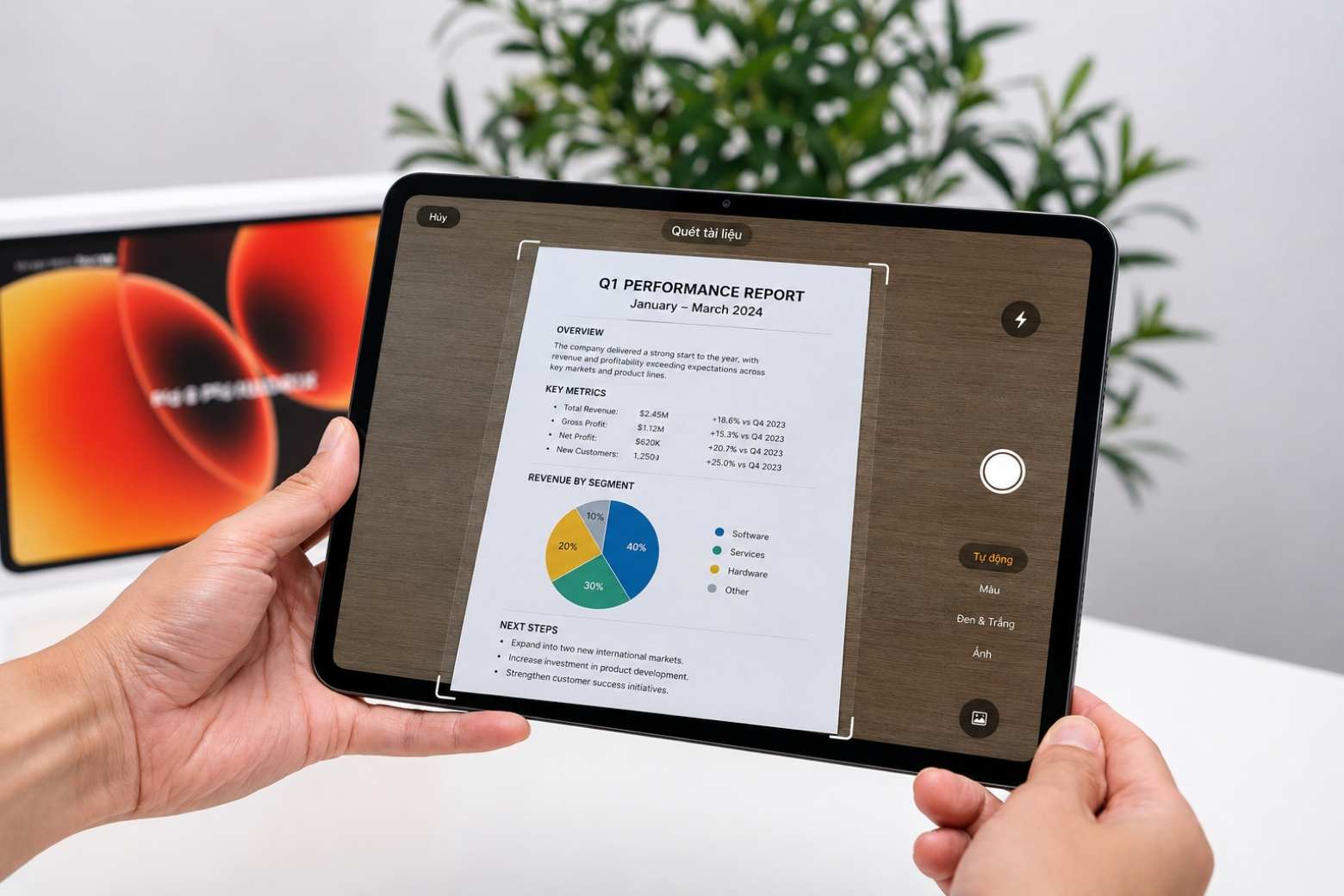 Đánh giá camera Xiaomi Pad 8 Pro: Phân tích hiệu năng làm việc thực tế 8 Đánh giá camera Xiaomi Pad 8 Pro scan tài liệu