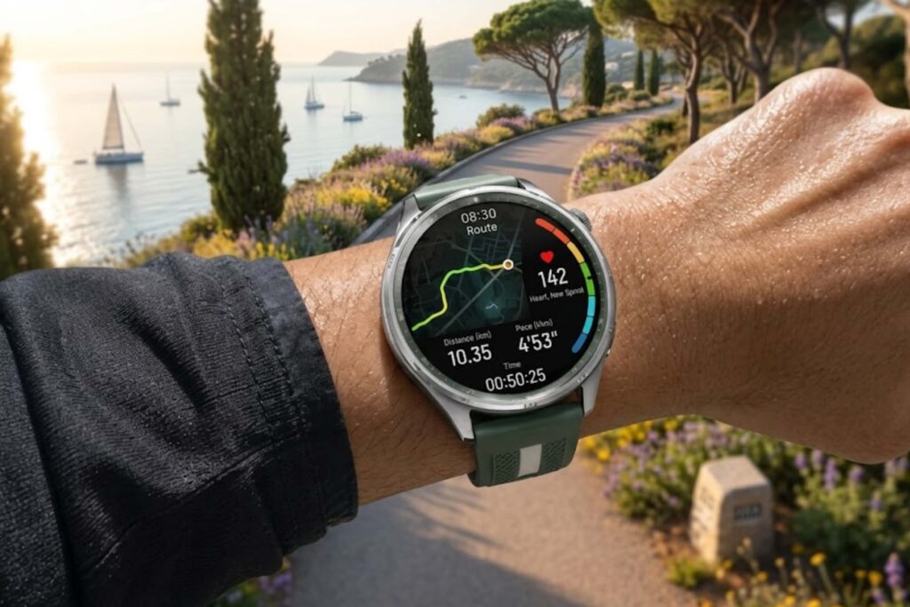 HUAWEI Watch GT6 46mm định vị GPS nhanh, đo nhịp tim ổn định nhưng vẫn có độ trễ nhẹ khi tập HIIT.