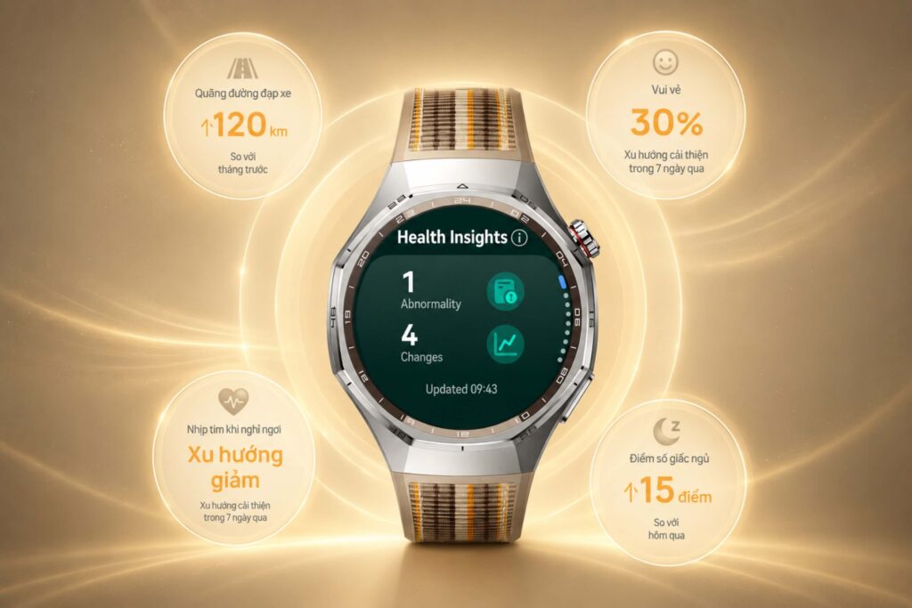 TruSense đo nhịp tim chính xác, hỗ trợ ECG và công suất đạp xe ảo cho dân thể thao.