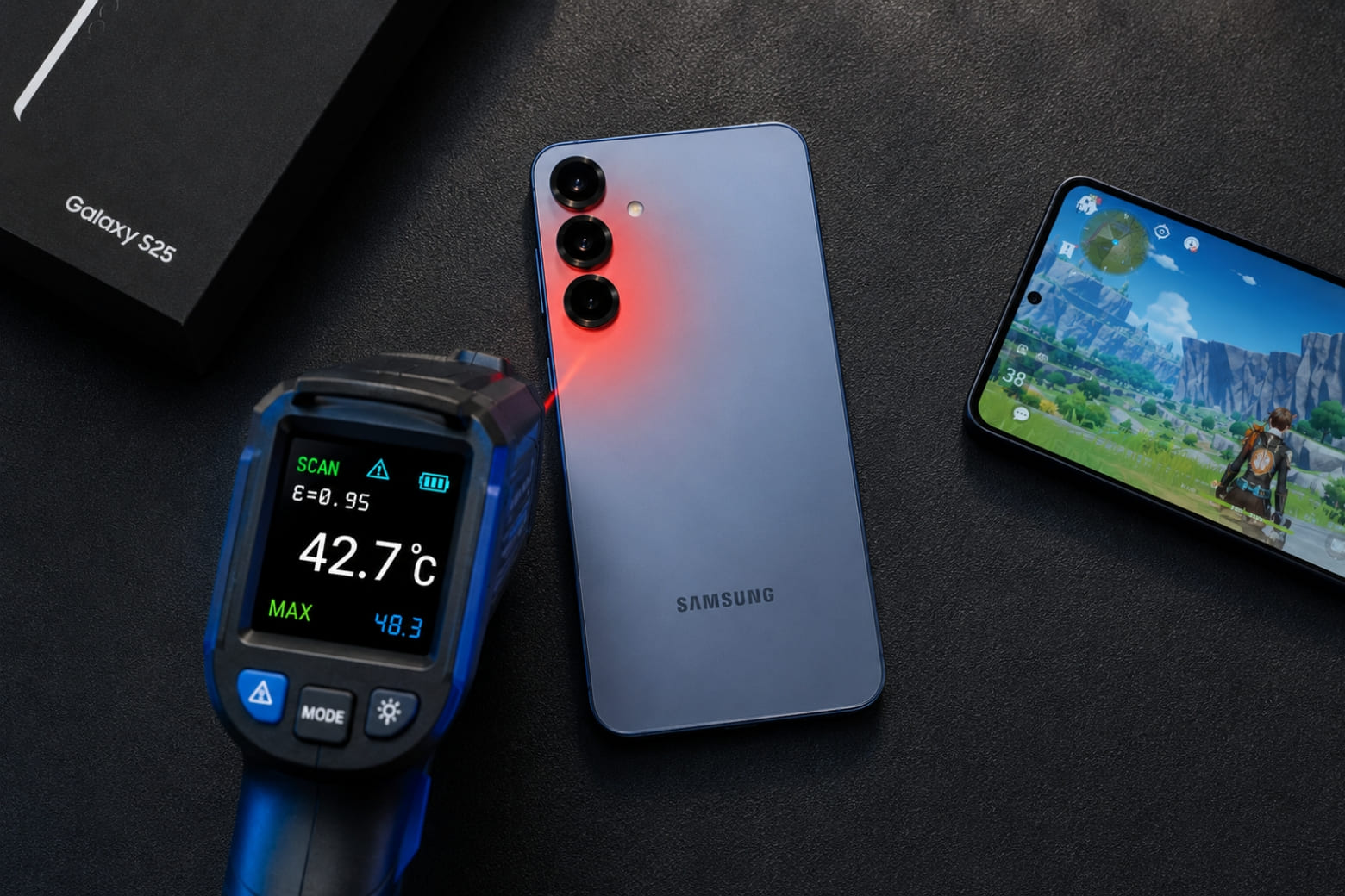 Đánh giá hiệu năng Galaxy S25 sau 1.5 năm: Phân tích hiện tượng Throttling do suy giảm battery health 6 Giới hạn của buồng hơi tản nhiệt và cơ chế giảm độ sáng bảo vệ mainboard