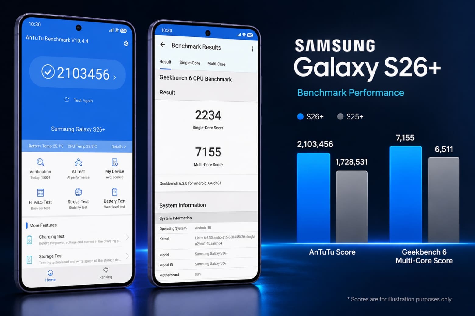 Đánh giá hiệu năng Samsung S26 Plus qua thông số phần cứng