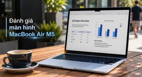 Đánh giá màn hình MacBook Air M5