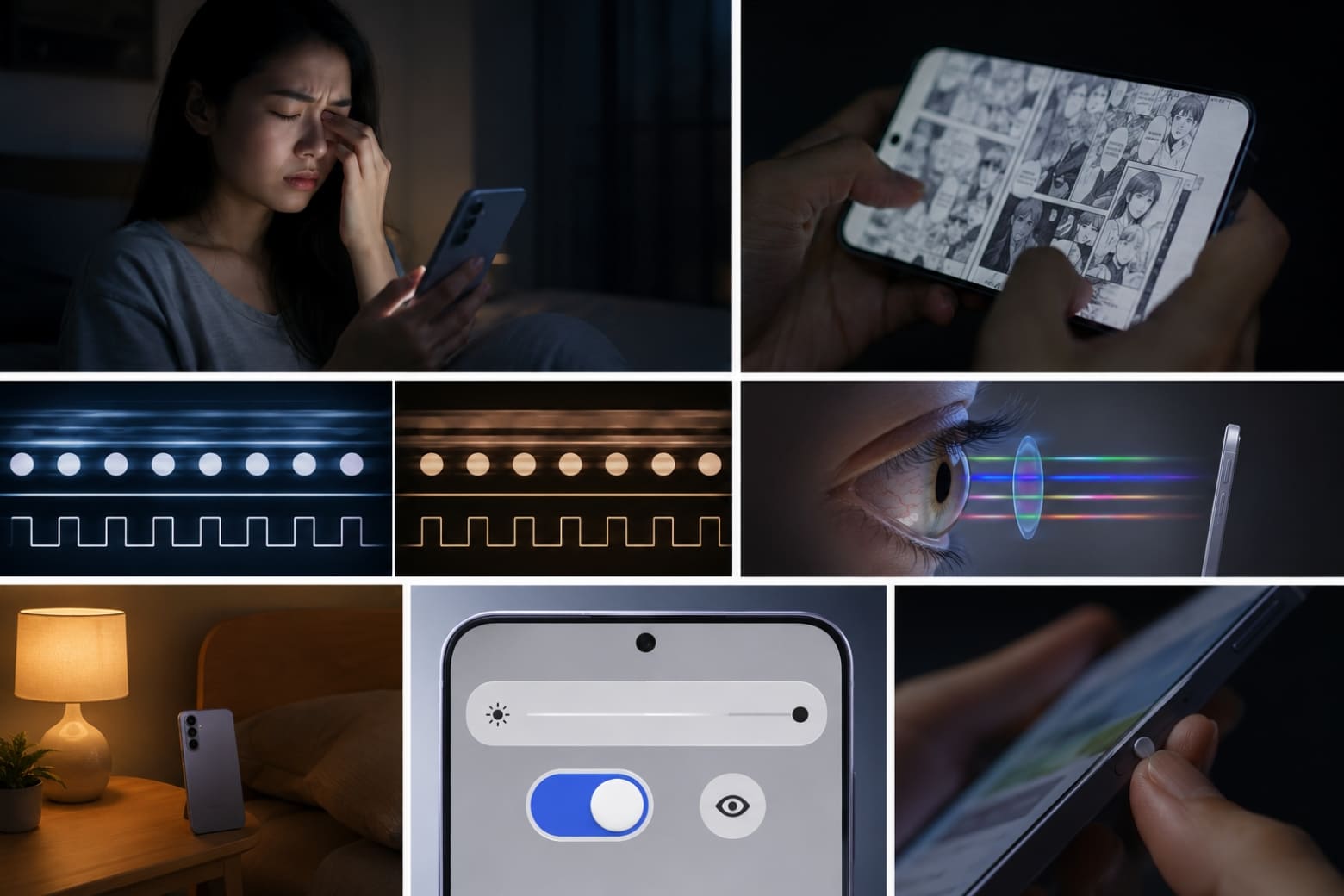 Sức khỏe thị lực: Sự thật về tần số PWM 480Hz ban đêm