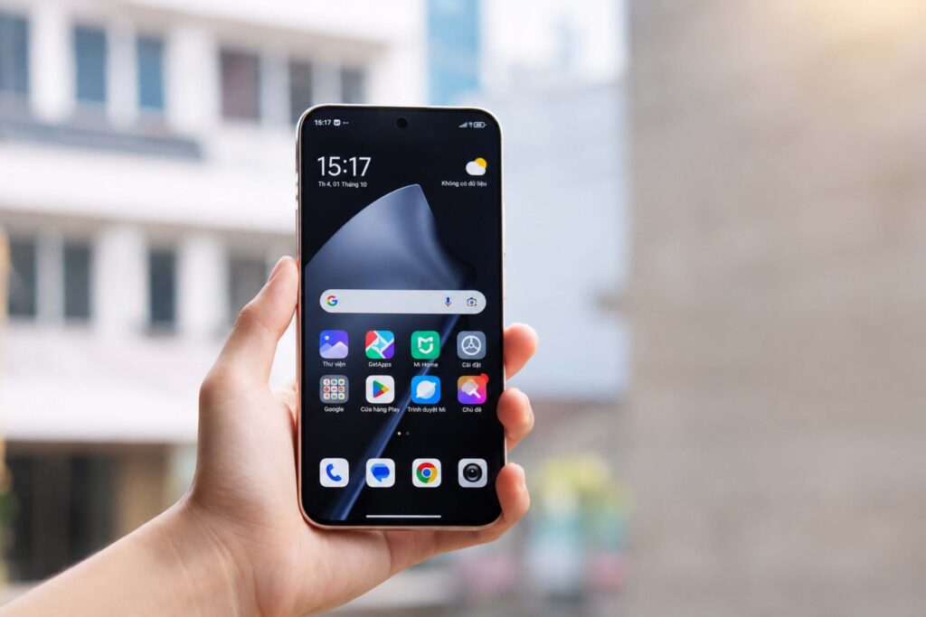 Đánh giá chi tiết màn hình Xiaomi 17T Pro qua trải nghiệm thực tế 15 Độ sáng 1400–1600 nits giúp Xiaomi 17T Pro hiển thị rõ nét ngoài trời nắng gắt.