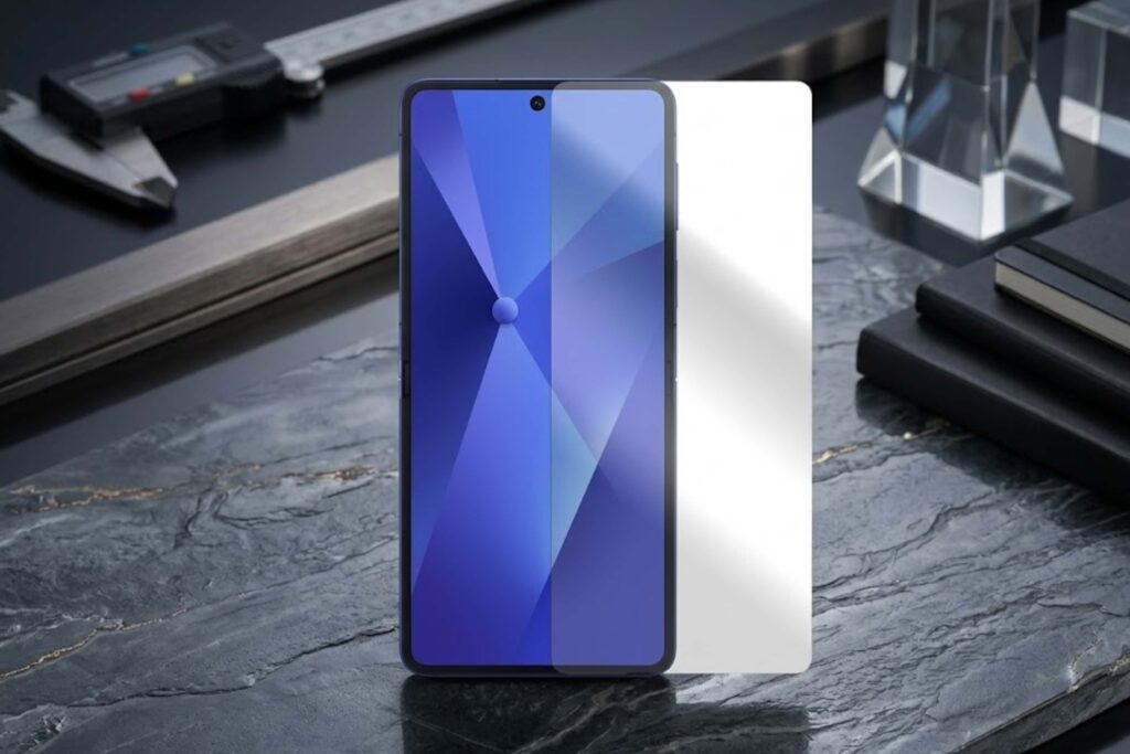 Đánh Giá Màn Hình Z Flip7 Sau 9 Tháng: Độ Bền Thực Tế Có Đáng Tin? 16 Lớp dán bảo vệ màn hình Z Flip7 có thể xuống cấp sau thời gian dài gập mở, nhưng hoàn toàn có thể thay mới dễ dàng.