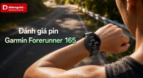 Đánh giá pin Garmin Forerunner 165
