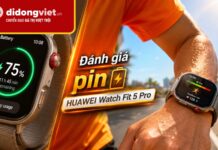 Đánh giá pin HUAWEI Watch Fit 5 Pro qua các kịch bản sử dụng thực tế Đánh giá pin HUAWEI Watch Fit 5 Pro qua các kịch bản sử dụng thực tế