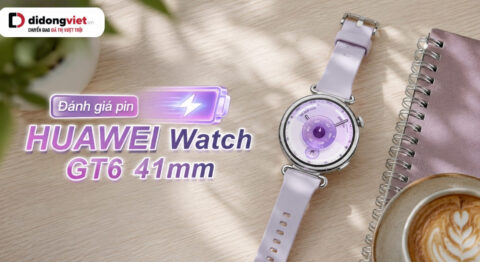 Đánh giá pin HUAWEI Watch GT6 41mm