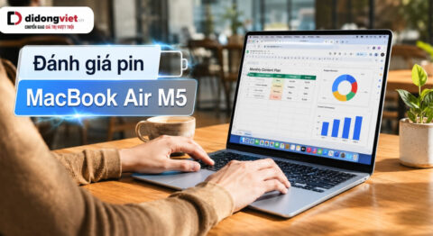 Đánh giá pin MacBook Air M5