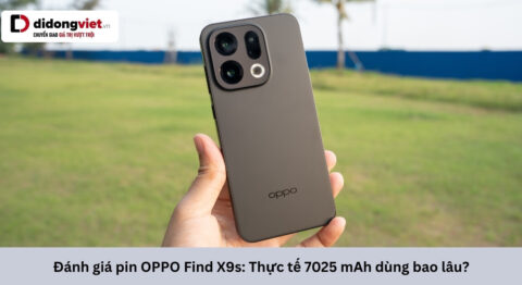 Đánh giá pin OPPO Find X9s