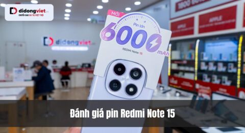 Đánh giá pin Redmi Note 15: SOT thực tế, Tốc độ sạc và Sự thật viên pin 6000mAh Đánh giá pin Redmi Note 15: SOT thực tế, Tốc độ sạc và Sự thật viên pin 6000mAh