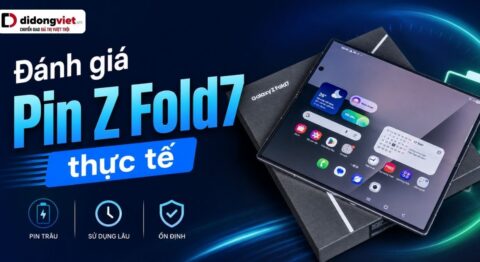 Đánh giá pin Z Fold7: Khả năng đa nhiệm và nhiệt độ sạc thực tế Đánh giá Pin Z fold7