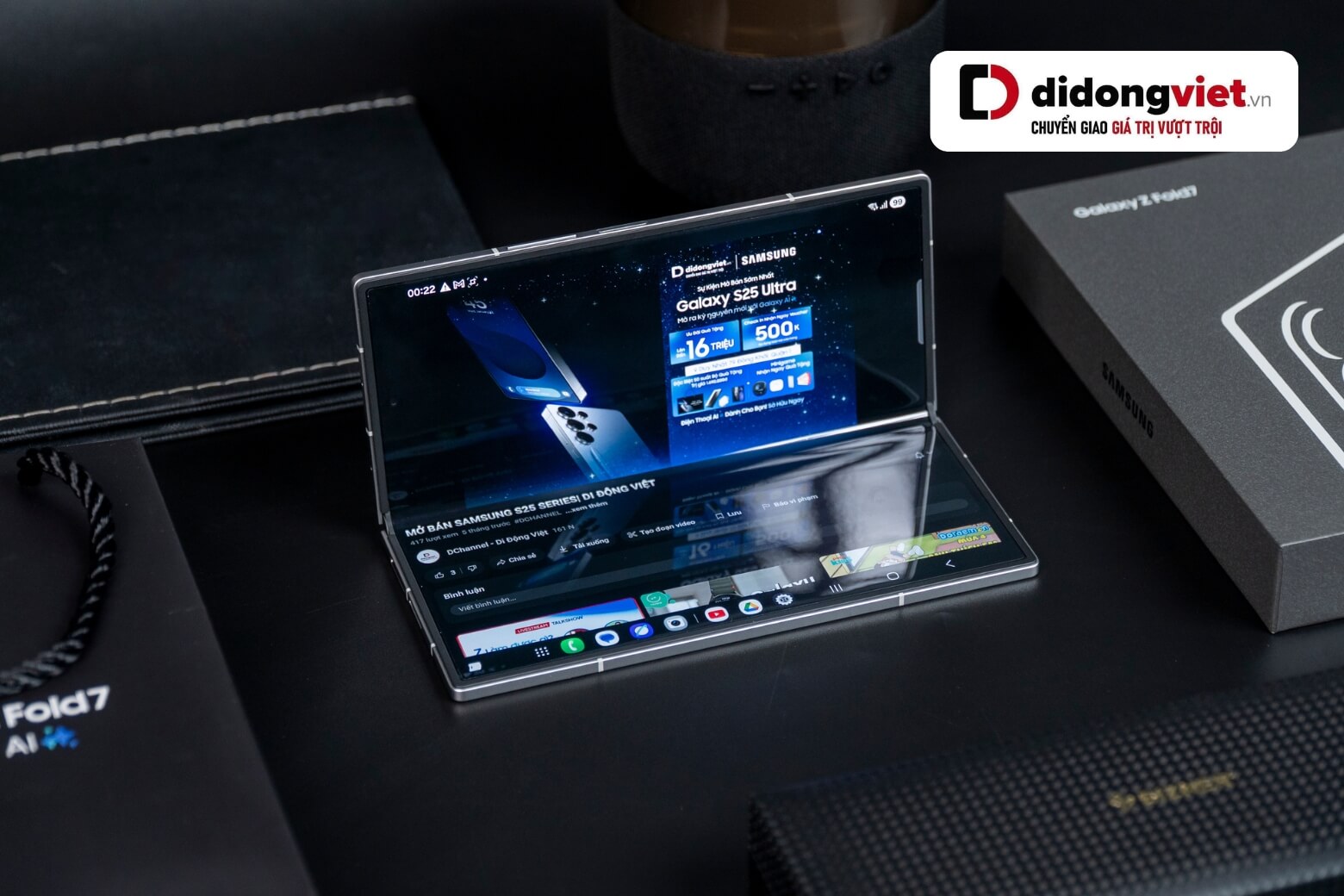 Đánh giá Samsung Galaxy Z Fold7 màn hình gập