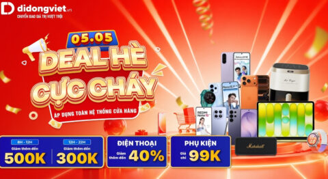 Deal Hè Cực Cháy - Di Động Việt giảm thêm đến 500K