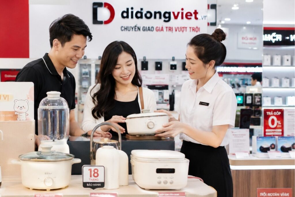 gia dụng Bear trả sau qua ZaloPay tại Di Động Việt