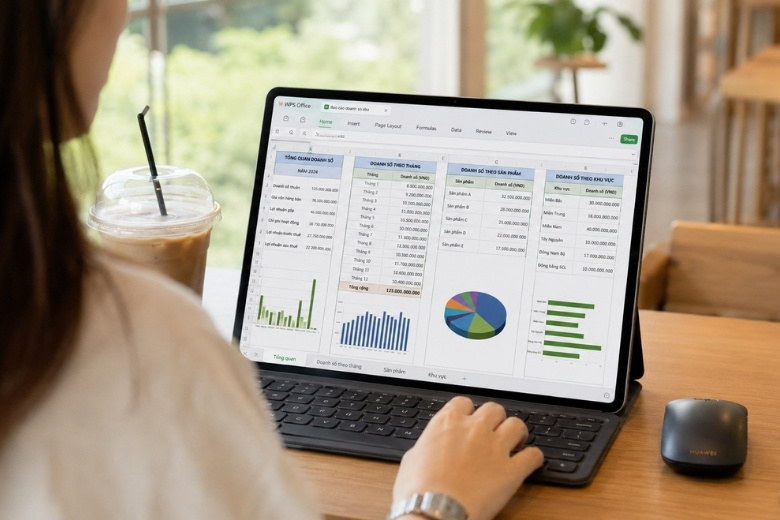 So sánh iPad A16 và Huawei MatePad 11.5: Trải nghiệm và chi phí sở hữu 10 Ứng dụng WPS Office trên màn hình Huawei MatePad