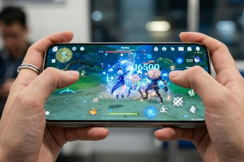 Đánh giá pin iPhone 16 Pro Max sau 8 tháng: SOT thực tế và Sự thật về độ chai pin 7 Khả năng trụ pin khi chơi game nặng của iPhone 16 Pro Max