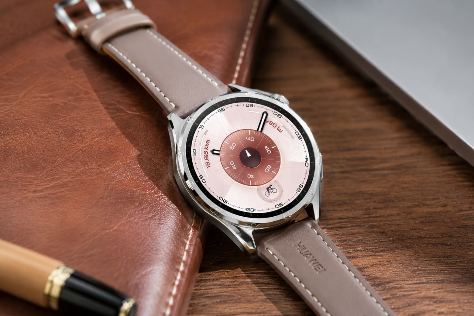 HUAWEI Watch GT6 46mm màu Xám/Nâu (Glacier Gray)