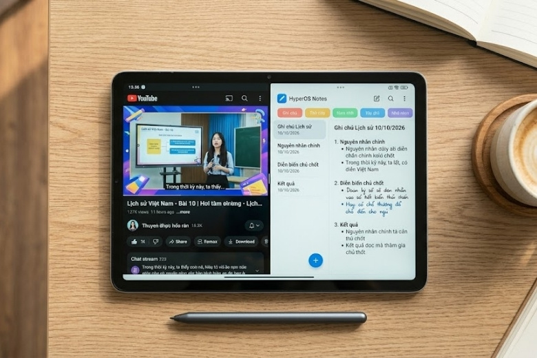 hệ điều hành HyperOS của Redmi Pad 2