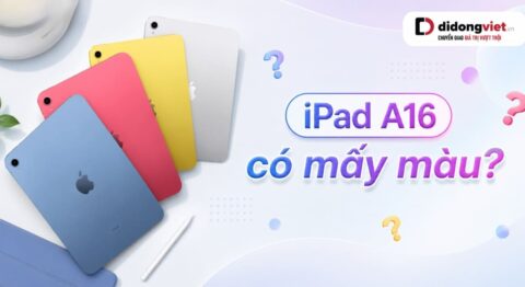 ipad a16 có mấy màu
