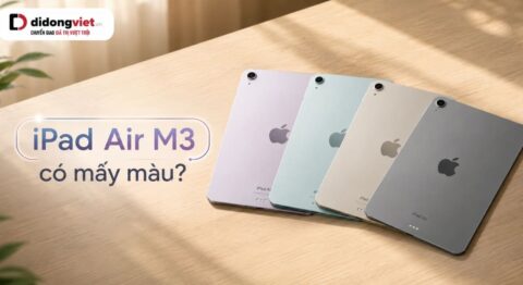 iPad Air M3 có mấy màu? 