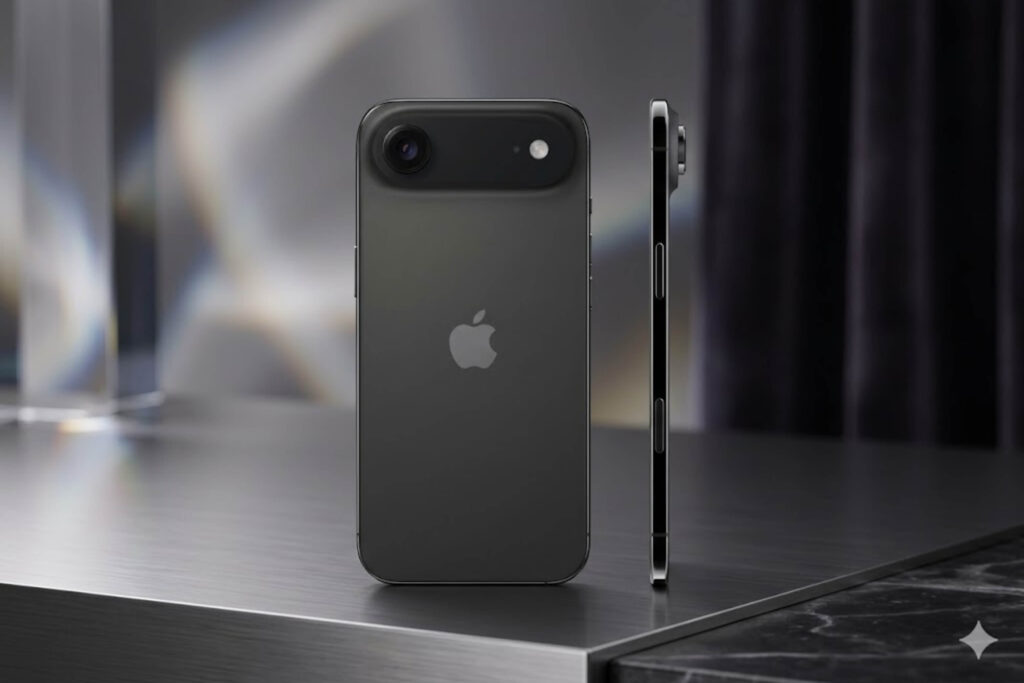iPhone 17 Air nổi bật với thiết kế siêu mỏng sang trọng, đánh đổi bằng việc dễ bám mồ hôi tay hơn.