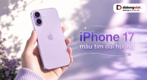 iPhone 17 màu tím oải hương