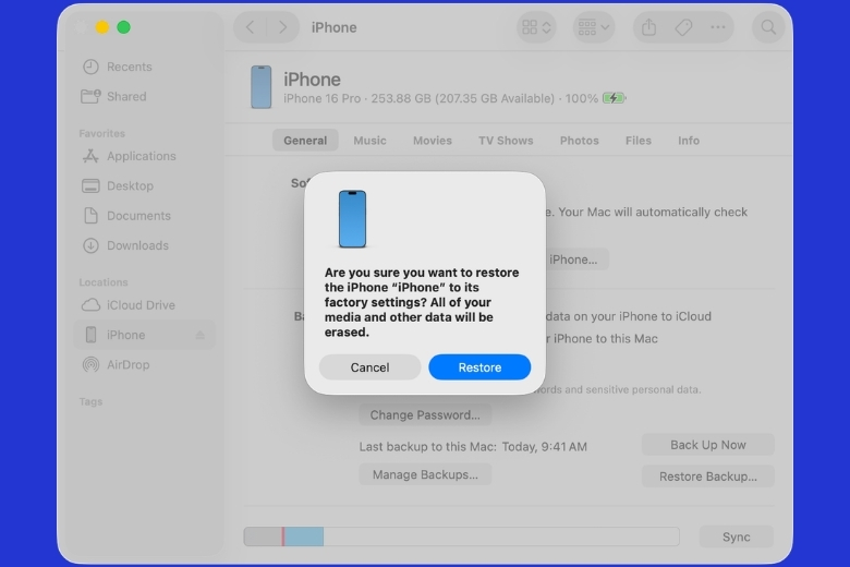 lấy lại nhật ký cuộc gọi đã xóa trên iPhone