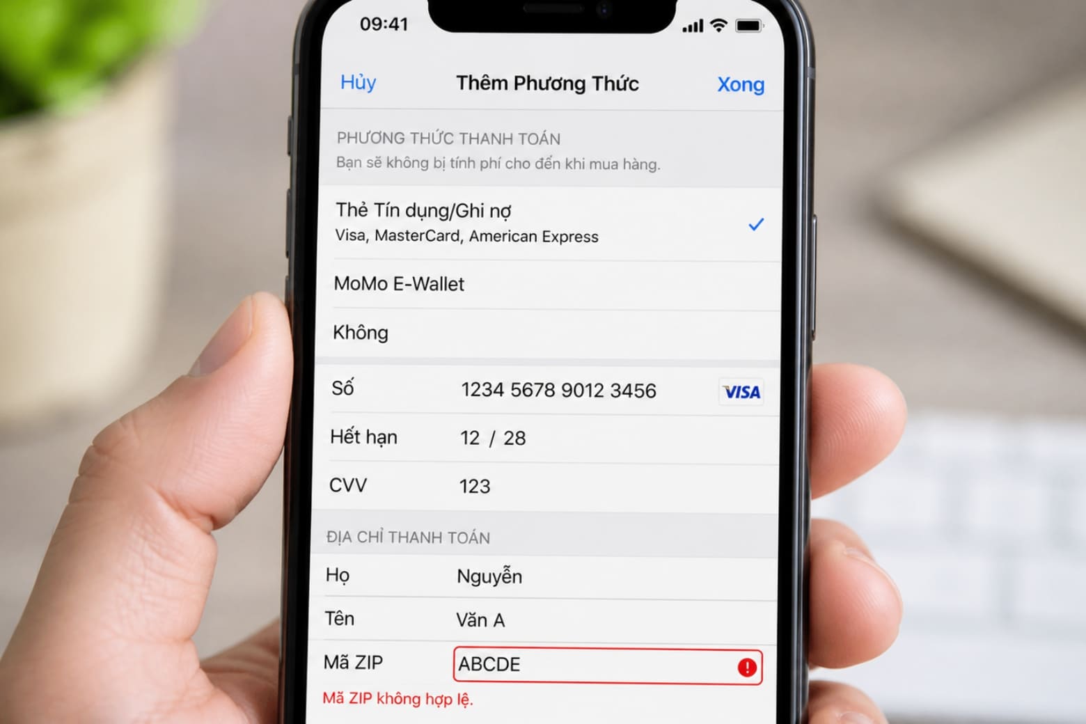 Lỗi xung đột quốc gia (Apple ID Mỹ vs Việt Nam)