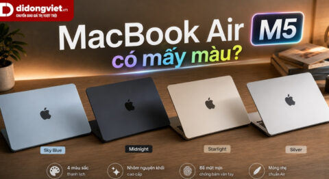 MacBook Air M5 có mấy màu