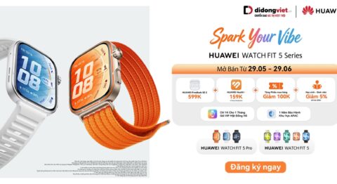 Sự kiện mở bán Huawei Watch Fit 5 Series tại Di Động Việt: Khi thời trang giao hòa cùng công nghệ đỉnh cao Mở bán Huawei Watch Fit 5 Series Di Động Việt