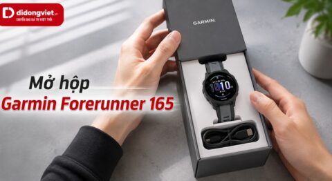 Mở hộp Garmin Forerunner 165