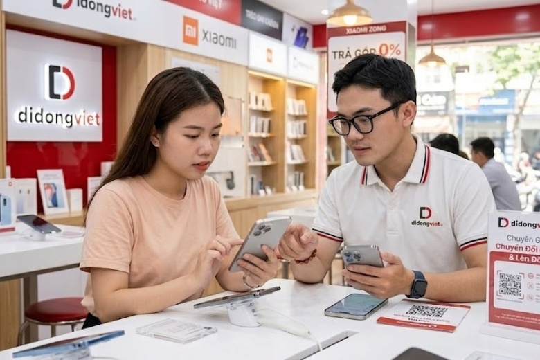 mua iPhone 17 Pro Max chính hãng tại Di Động Việt