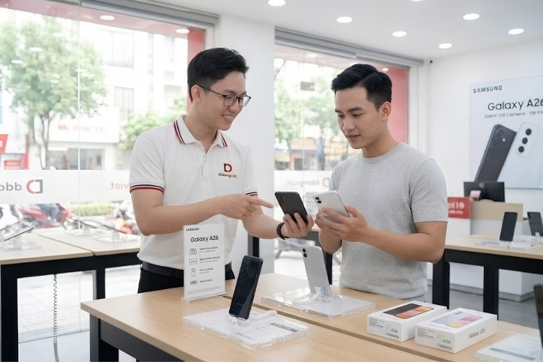 Mua Samsung A26 tại Di Động Việt