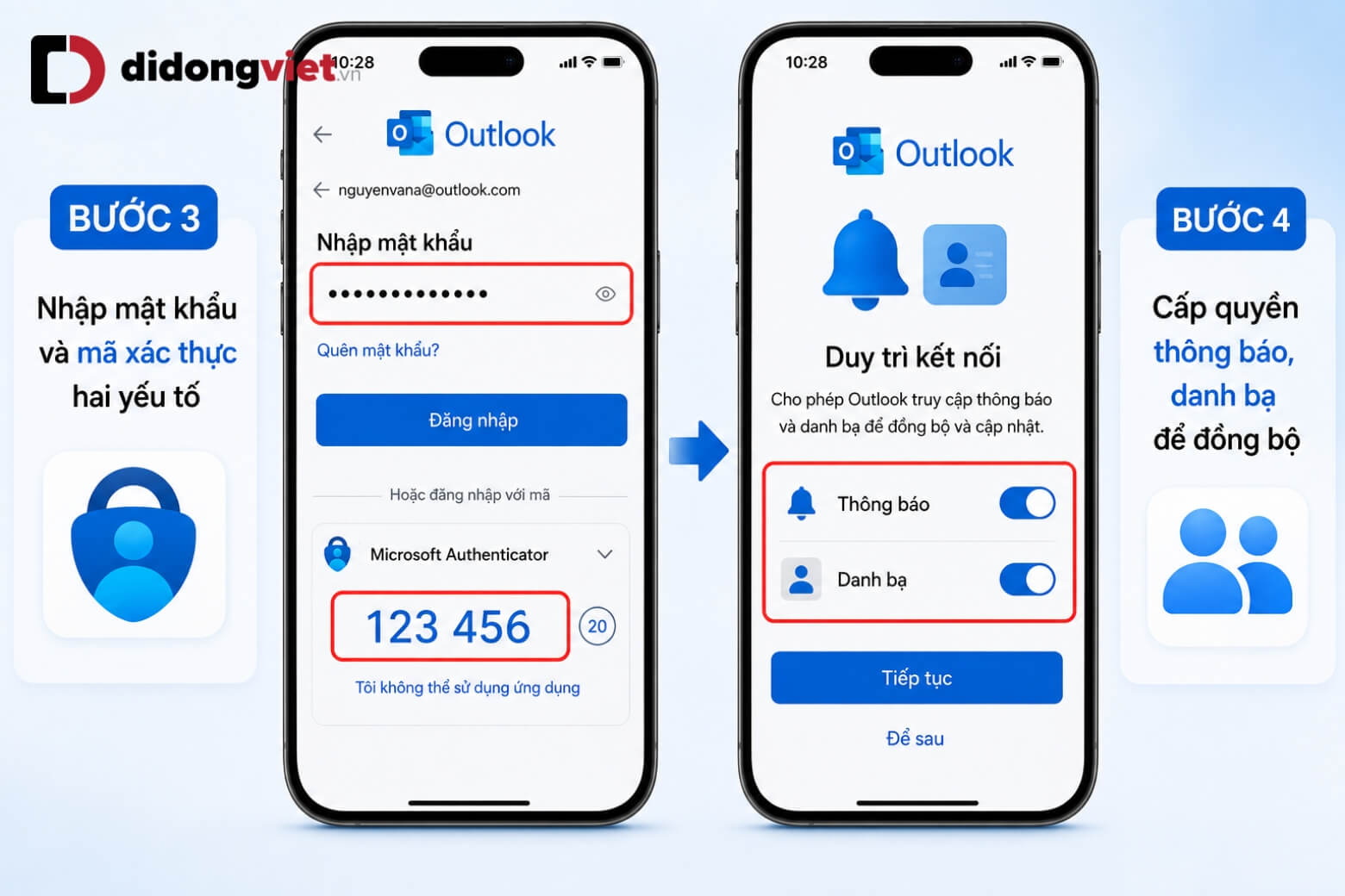 Microsoft Outlook Mail là gì? Hướng dẫn làm chủ công cụ làm việc 12 Outlook Mail là gì bước xác thực hai yếu tố