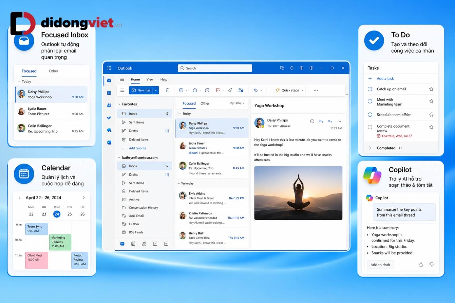 Microsoft Outlook Mail là gì? Hướng dẫn làm chủ công cụ làm việc 8 Outlook Mail là gì tính năng nổi bật