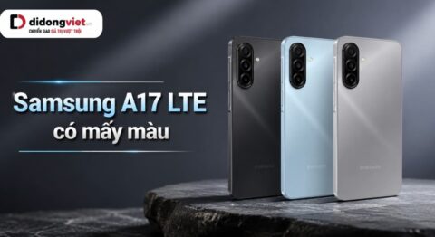 Samsung A17 LTE có mấy màu