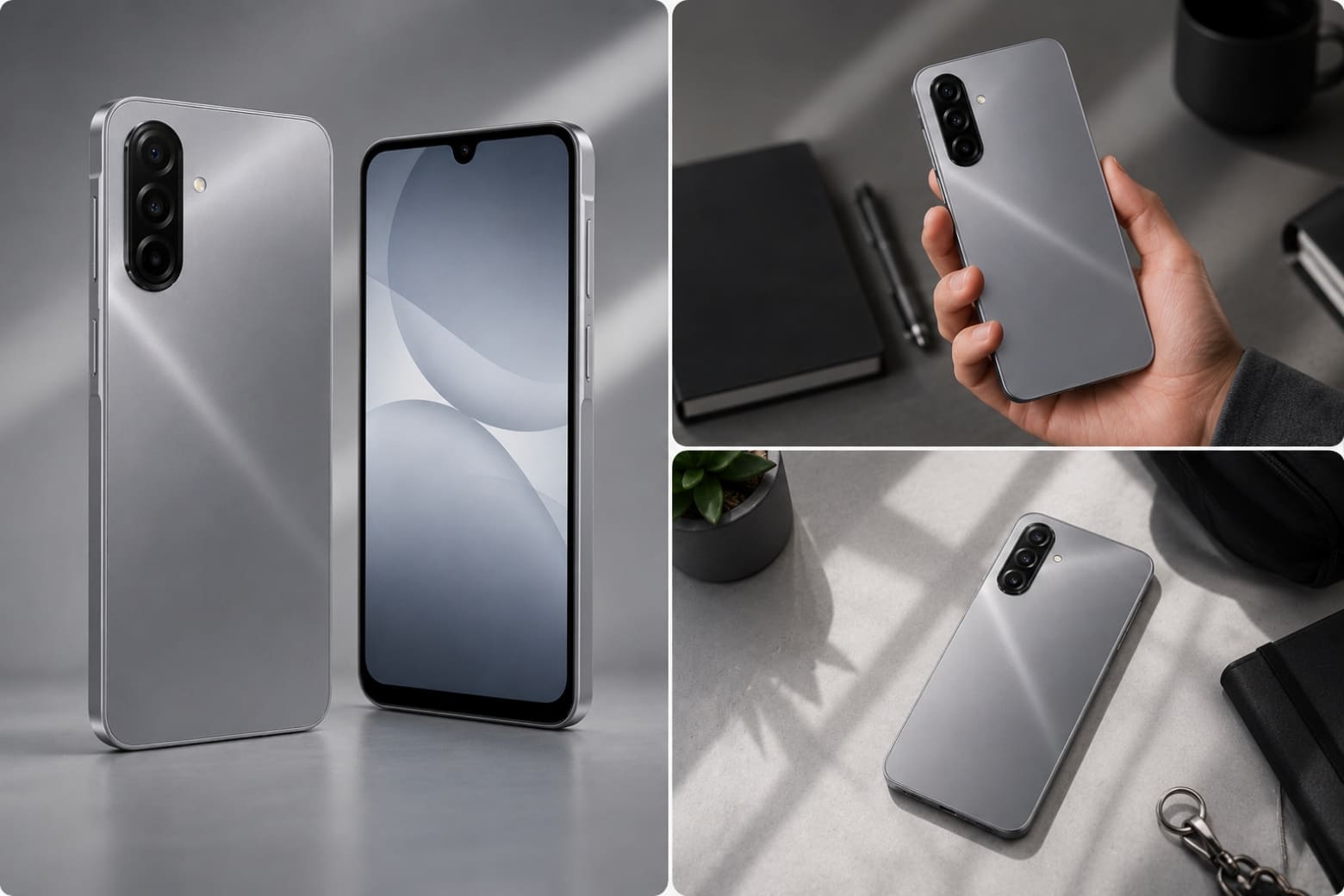 Samsung A17 LTE màu Xám Ánh Kim (Metallic Grey)