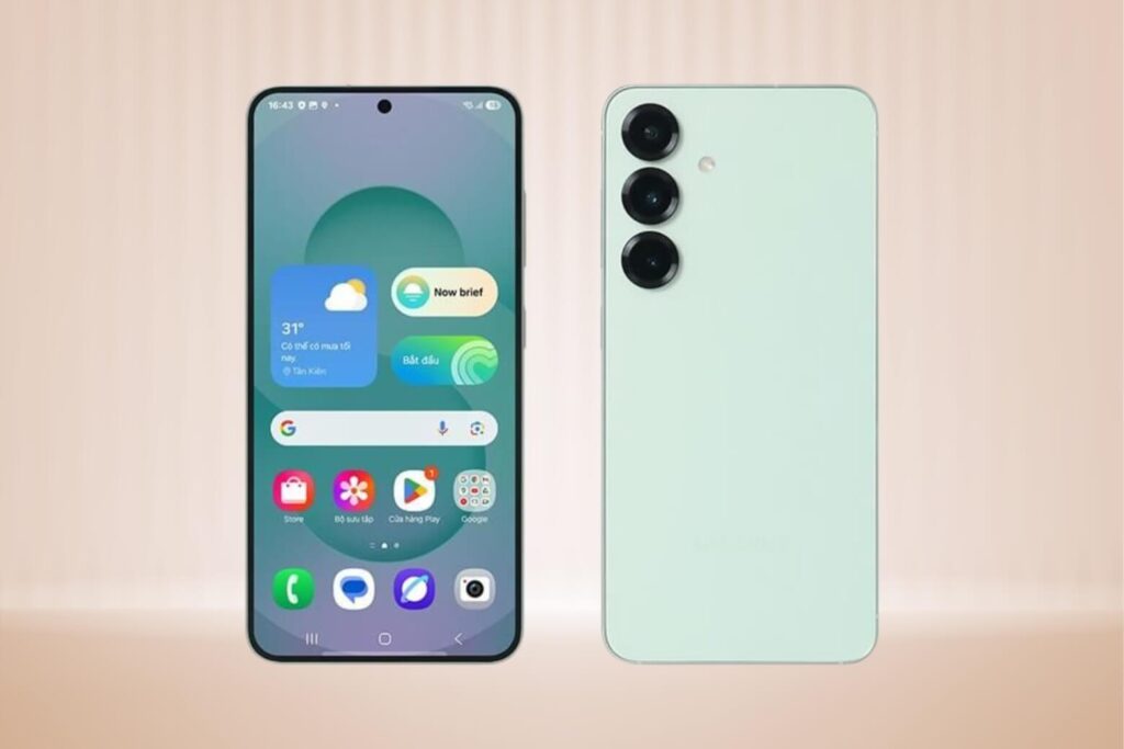 Samsung Galaxy S25 có mấy màu? Bảng màu thực tế và kinh nghiệm chọn mua năm 2026 16 Xanh Mint là tông xanh pastel trẻ trung, hiệu ứng ánh bạc mờ tạo cảm giác như phụ kiện thời trang năng động.