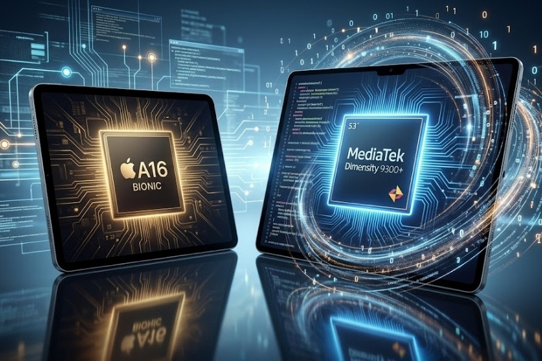 So sánh iPad A16 và Galaxy Tab S10 Ultra: Nền tảng, thiết kế và trải nghiệm thực tế 9 So sánh hiệu năng chip Apple A16 Bionic và vi xử lý MediaTek Dimensity 9300+