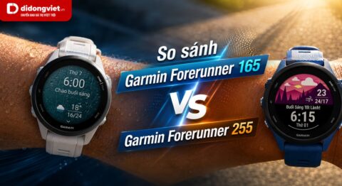 So sánh Garmin Forerunner 165 với Garmin Forerunner 255