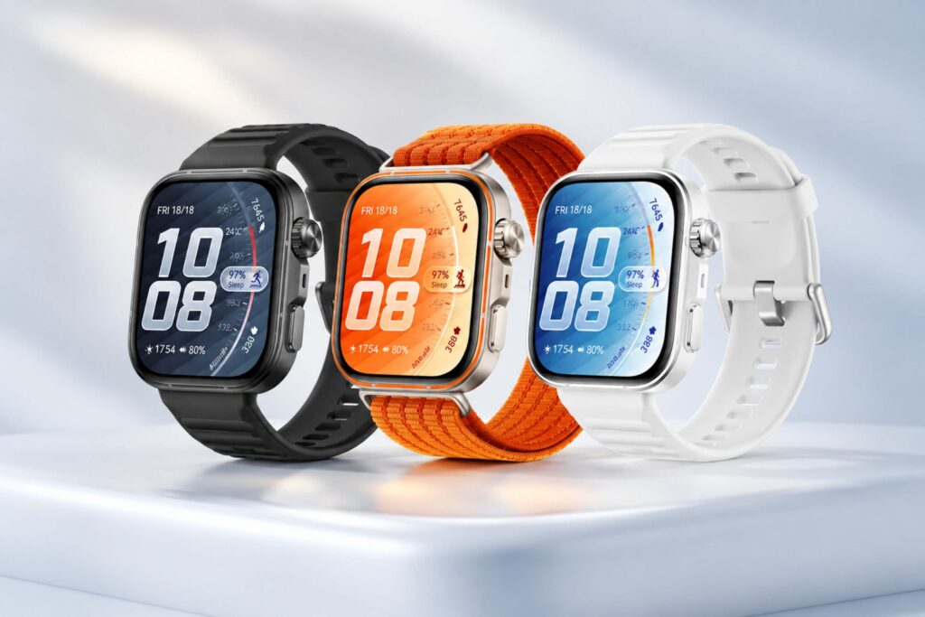Fit 5 Pro có màn hình LTPO 1.92 inch 3000 nits, tự hạ 1Hz giúp tiết kiệm pin.