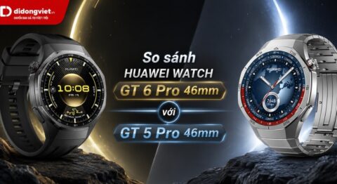 So sánh Huawei Watch GT 6 Pro 46mm với Watch GT 5 Pro 46mm
