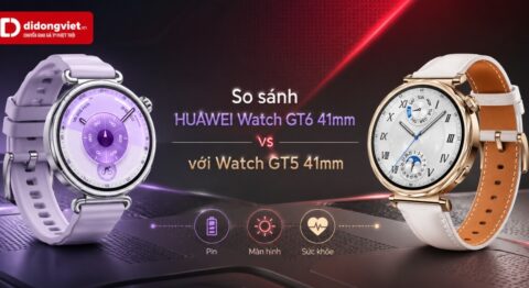 So sánh HUAWEI Watch GT6 41mm với Watch GT5 41mm
