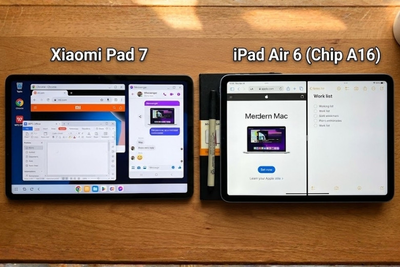 So sánh iPad A16 và Xiaomi Pad 7: Đâu là máy tính bảng phù hợp với bạn? 5 So sánh giao diện đa nhiệm giữa HyperOS trên Xiaomi Pad 7 và iPadOS trên iPad A16
