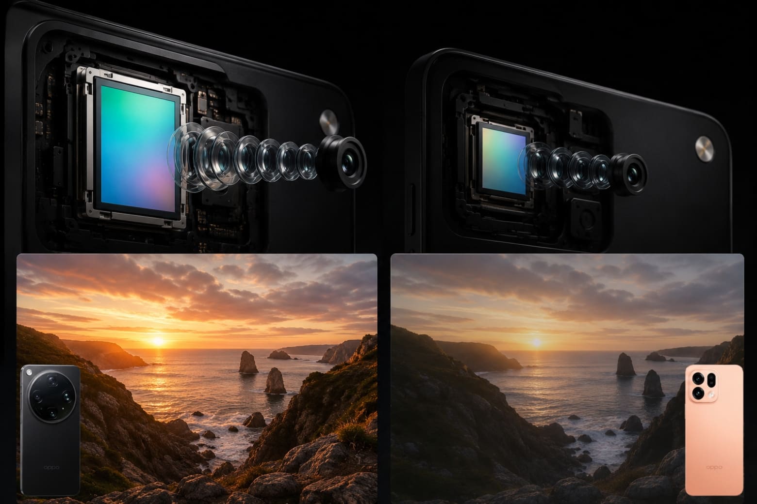 So sánh OPPO Find X9s vs OPPO Find X9 Ultra về Camera Hasselblad