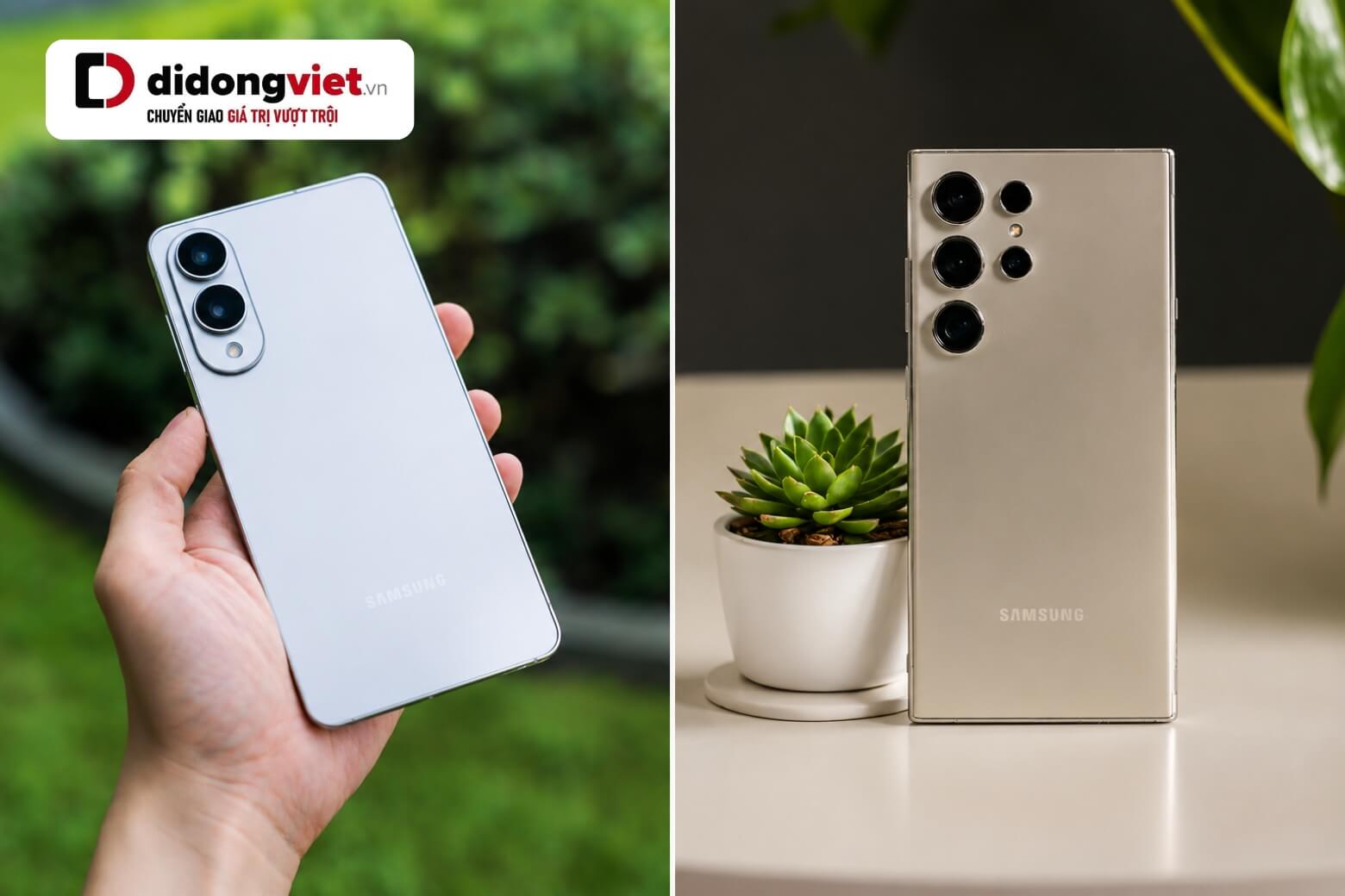 So sánh Samsung Galaxy S25 Edge và S24 Ultra chọn máy