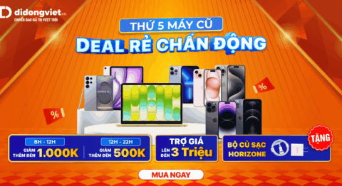 Thứ 5 máy cũ - Di Động Việt