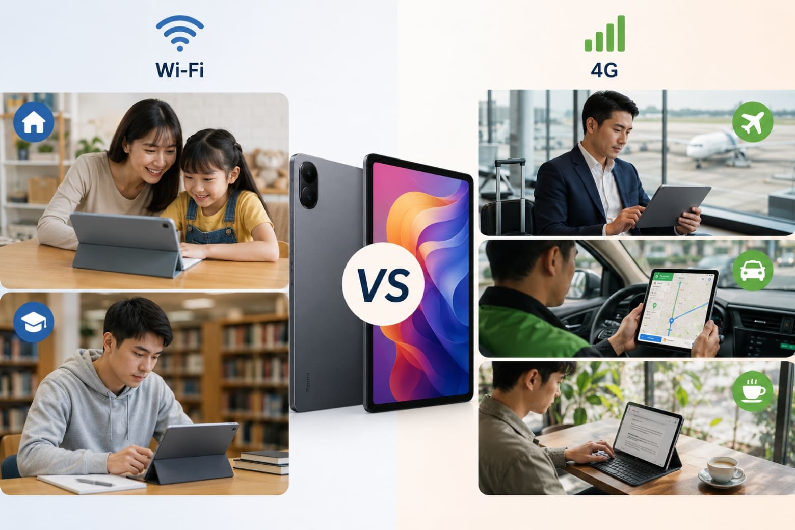 Trải nghiệm Xiaomi Redmi Pad 2 9.7 4G thực tế: Đừng mua nếu chưa biết rõ nhu cầu 10 So sánh thực tế: Nên chọn bản 4G hay tiết kiệm tiền mua bản Wi-Fi?